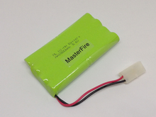 MasterFire совершенно новый 9,6 V 1800mAh Ni-MH AA аккумулятор перезаряжаемые NiMH батареи с заглушками 2024 - купить недорого