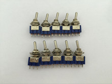 100PCS Mini 6A 125VAC SPDT MTS-102 3-Pin 2 Position On-on Toggle Switches Practic 2024 - buy cheap