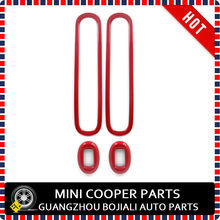 Cubierta de regulador de ventana para Mini cooper Countryman R60, Material ABS, protección UV, Color rojo, 4 unids/set por juego 2024 - compra barato