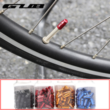 GUB-Tapas de válvula de neumático Presta para bicicleta, cubierta protectora de aluminio para neumático de rueda francesa, 50 Uds. 2024 - compra barato