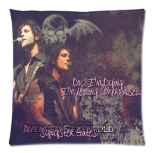 Synyster Gates Cushion Cover Peach Skin Throw Pillow Cover Cushion Case Sofa Bed Decorative Pillows 45x45cm Two Side 2024 - buy cheap