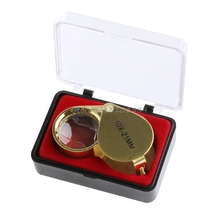 10X 21mm Mini Triplet Jeweler Eye Loupe Magnifier Magnifying Glass Jewelry Diamond New G08 Whosale&DropShip 2024 - buy cheap