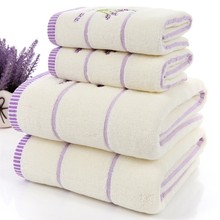 Toalha de algodão lavanda/rosto, elegante, conjunto de toalha de banho para adultos 2024 - compre barato