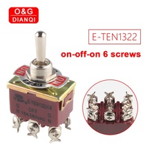 12mm 3position 6screws On Off On Toggle Switch 15A 250V Rocker Switch for Car Boat Motor E-TEN1322  Truck Toggle Switch 2024 - buy cheap