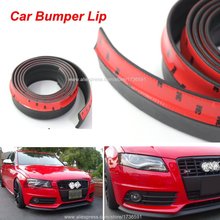 For Audi A1 A2 A4 S4 RS4 R8 Car Bumper Lip / Make car lower Body Kit / Front / Rear Skirt Spoiler Bumper Deflector Rubber Strip 2024 - buy cheap