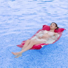 Открытый плавающая кровать бесплатно надувная плавающая кровать воздушный матрас водяной матрас плавающая кровать гамак морская кровать плавающая вода 2024 - купить недорого