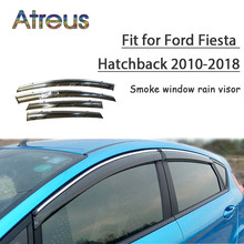 Atreus 1 conjunto de acessórios para carro, para ford fiesta 2013-2016, com defletores, ventilação de carro, janela de fumaça, viseira de chuva 2024 - compre barato