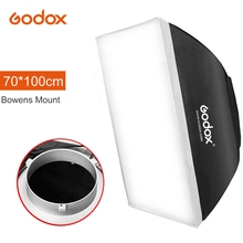 Godox 70x100cm Softbox 27.5"x 39" Photo Reflective Soft Box Diffuser for Bowens Mount Photo Studio Speedlite Strobe Flash 2024 - compre barato