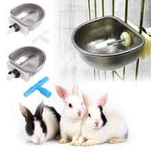 High Quality Rabbit Automatic Drinker Water Feeder Fix Bowl Stainless Steel T Joint Equipment JUN-4A 2024 - buy cheap