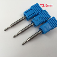 5pcs Drill CNC 3 Three 3f Flute Spiral Router Endmill Bit cutter milling tool Metal Aluminum Copper HRC55 4*2.5*6mm 2024 - buy cheap