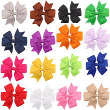 10pcs 10 Colors Baby Candy Colorful Ribbon Bow Cute Girls Hairpins Children Hair Clip Hair Accessories Headwear 2024 - buy cheap