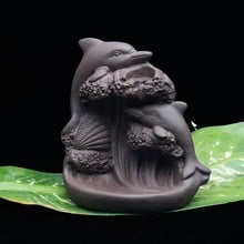 Backflow censer creative violet arenaceous the young monk put incense smoked furnace ceramic incense burner 2024 - buy cheap