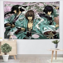 Hakuouki Anime Wall Tapestry 3D Printing Custom Yoga/Office/Sofa Tapestry Bedspread For Kids Room College Dorm Decoration 2024 - buy cheap