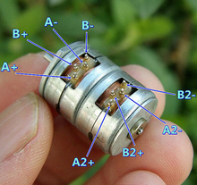 Nuevo, 1 Uds., ángulo de paso con engranaje de Metal, DC, 2 fases, 4 cables, 15mm, micromotor, paso a paso 2024 - compra barato