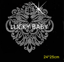 2pc/lot flower iron on crystal transfers design iron on transfer patches hot fix rhinestone transfer motifs fixing rhinestones 2024 - buy cheap