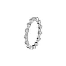 Anéis de prata esterlina para mulheres 100%, joia deslumbrante de pontos, anel de noivado, casamento, statement, presente para festa 2024 - compre barato