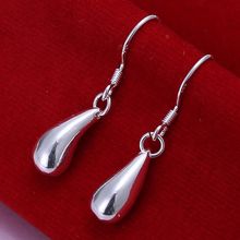 Wholesale High Quality Jewelry  silver plated Fashion Waterdrop Earrings for Women best gift SMTE036 2024 - buy cheap