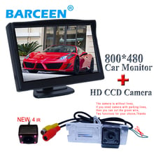 Monitor de pantalla de 5 "para coche, pantalla hd ccd Tipo de Escritorio + cámara de aparcamiento ir original para coche, para Renault Fluence/Megane 2024 - compra barato