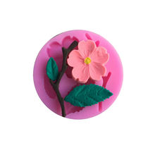Beautiful DIY 3D Peach Blossom Flower Shape Cake Mold Food-grade Silicone Mold Fondant Mould For Cake Decorating Baking Tools 2024 - buy cheap