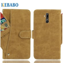 Oukitel-cartera de cuero Vintage K7, funda de lujo con 3 ranuras para tarjetas, soporte magnético, bolsas protectoras para teléfono, 6" 2024 - compra barato