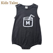 PQ124 Summer Cotton Baby Boy Clothes Girl Baby Romper Baby Clothes One Piece Sleeveless Jumpsuit o-neck Baby Clothing 2024 - buy cheap