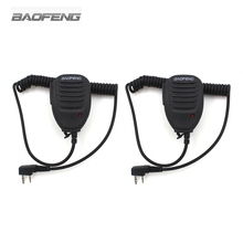 Baofeng-micrófono y altavoz para walkie-talkie, accesorios portátiles para Radio de dos vías, Kenwood, BAOFENG UV-5R, 5RA, 5RE Plus, 2 uds. 2024 - compra barato