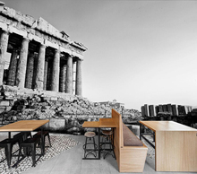 Custom wallpaper Architectural background wall painting of the acropolis 2024 - buy cheap
