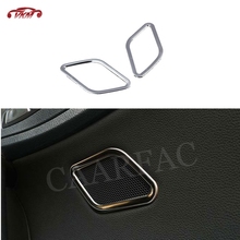 Car Interior Rear Door Audio Speaker Decoration loudspeaker Trim Frame Covers Stickers For Volkswagen VW golf 7 VII MK7 2024 - buy cheap