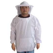 Ropa protectora de Apicultor con velo negro y sombrero, suministros para alimentación de insectos y abejas blancas, Herramientas de Apicultura 2024 - compra barato