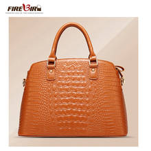 FIREBIRD!Genuine leather bag Luxury Brand Female pouch Crossbody bags for women crocodile pattern women messenger bags HL2005 2024 - buy cheap