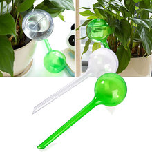Clear / Green Shaped Glass Plant Flower Watering Spike Stake Water Feeder Home Garden Supplies 2024 - buy cheap