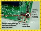 Interruptor sem fio de v 4 canais (canal), sistema de controle remoto sem fio rf (1 transmissor e 1 receptor) saída de código de aprendizagem 10a é ajustável - foto 2026