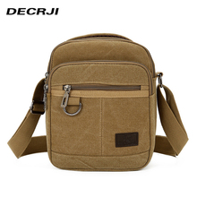 Decrji bolsas mensageiro masculinas de cor sólida, bolsas pequenas crossbody para homens, bolsa de ombro de viagem com zíper de alta qualidade 2024 - compre barato