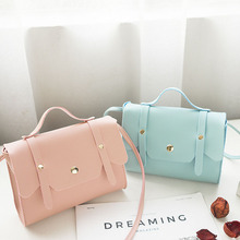 2018 New Small Soft Crossbody Bags for Women Sweet Candy Ladies' PU Leather Handbag Portable Hasp Girl Bag Sac Bandouliere Femme 2024 - buy cheap