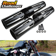 Para harley sportster xl 1200 883 2004-2013 motos acessórios forquilha mortalhas bota capa estreita glide 2024 - compre barato