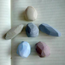 Novelty Stone Shape Design Pencil Eraser Office School Soft Rubber Erasers Student Kids Gift Stationery Supplies 2024 - buy cheap