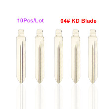 High Quality 10 Pcs/Lot Metal Blank Uncut Flip KD Key Blade Type #04 For Chrysler For Jeep For Dodge Remote Key 2024 - buy cheap