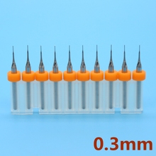 10PCS 0.3mm Carbide Tungsten Corn Cutting Machine PCB End Milling Cutter CNC Milling Cutter for Router Wood Carving Tools 2024 - buy cheap