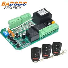 Unidad de control de motor de puerta deslizante, placa de circuito PCB, placa electrónica, control remoto opcional, AC230V 120V 2024 - compra barato