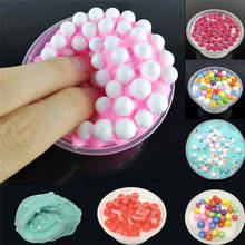 Rainbow Fluffy Crunchy Foam Beads Kids Anti-stress Toys Slime Relax Gifts 2024 - buy cheap
