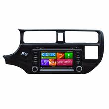 Autoradio Car DVD GPS Navigation For KIA RIO K3 Pride 2012 2013 2014 Steering wheel control in video audio Ipod USB 2024 - buy cheap