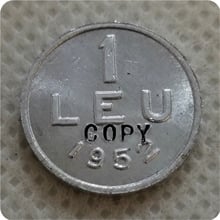 Copia 1952 Romania 1 Leu de aluminio, copia de monedas conmemorativas, colección de arte 2024 - compra barato