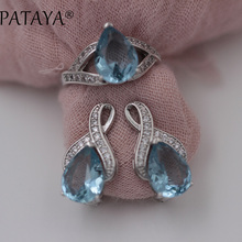 PATAYA-Conjuntos de joyas de circonia cúbica, accesorios de vestido de novia 2024 - compra barato