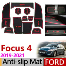 Противоскользящий резиновый коврик для ворот для Ford Focus 4 MK4 Focus 2019 2020 2021 ST RS аксессуары Автомобильные наклейки 10 шт. Focus IV 2024 - купить недорого