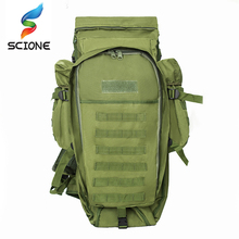 Scione Nylon Waterproof Military Tactical Backpack 60L Folding Rucksack for Man Outdoor Sport Camping and Hiking Climber Bag 2024 - buy cheap