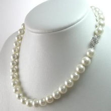FREE shipping> >>>>8mm AAA+ White South Sea Shell Pearl Necklace 18" new 2024 - buy cheap