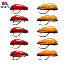 KEYECU 5Amber + 5Red Tear Drop 3LED Side Marker Light for Trailer Trucks RV Car Bus Van Caravan Boat Campers Cab Marker 24V 2024 - buy cheap