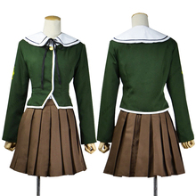 Fantasia para cosplay danganronpa, para mulheres, dangan-ronpa, chihiro, fujisaki 2024 - compre barato