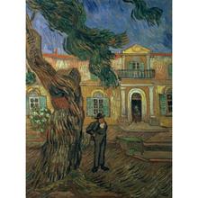 Reproducción de pintura al óleo hecha a mano de Vincent Van Gogh, Hospital de San Valentín de alta calidad, decoración de sala de estar St Remy 2024 - compra barato