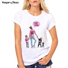 Одинаковые комплекты для семьи, футболка с надписью «love» для мамы, сына и дочки, футболка для мамы и дочки, модные футболки для мальчиков и девочек, топы в подарок для женщин 2024 - купить недорого